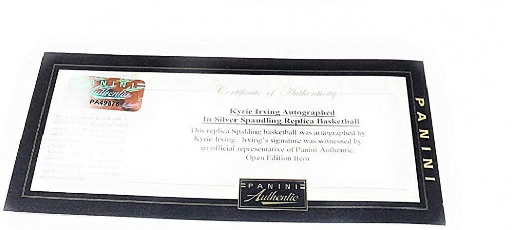 Kyrie Irving Autographed White Brooklyn Nets Replica Nike Swingman Jersey  ~Open Edition Item~