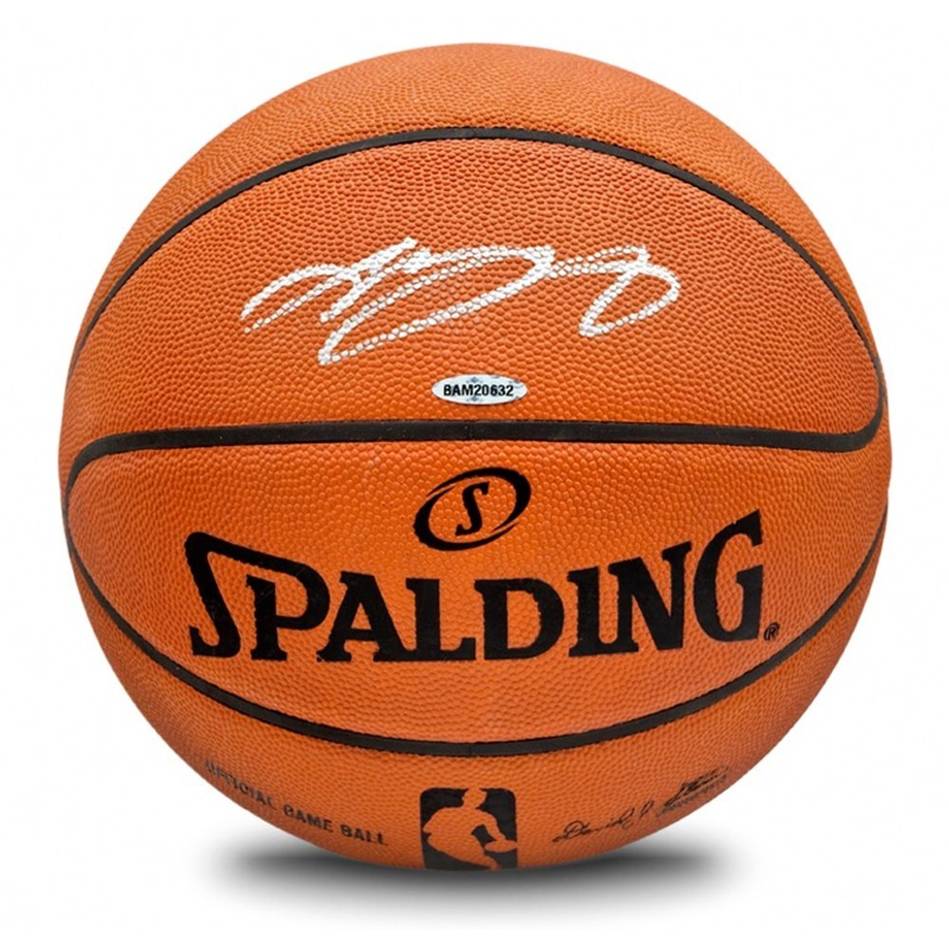 LeBron James Signed Spalding Basketball with Upperdeck Authentication Wicked Memorabilia Store