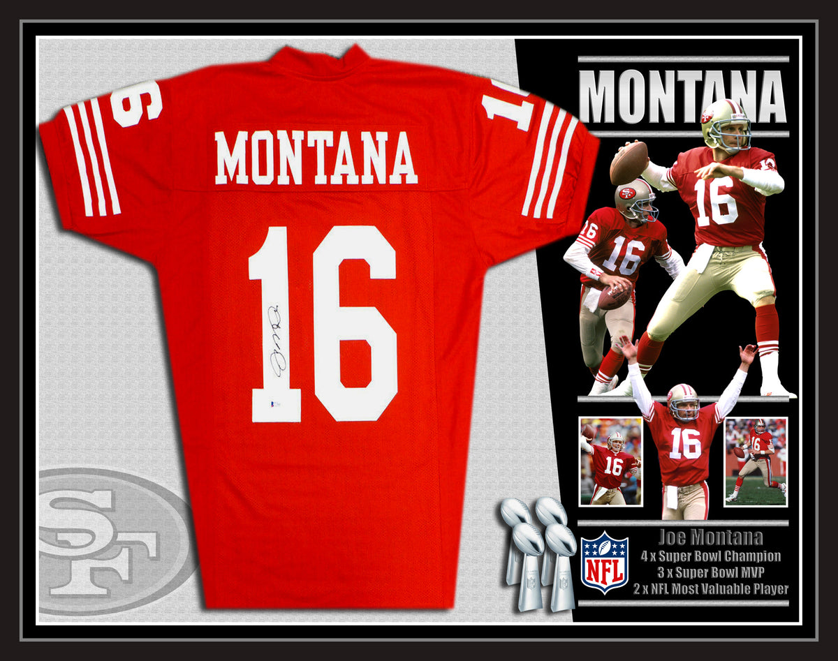 Authentic Joe Montana San Francisco 49ers Jersey, 50% OFF