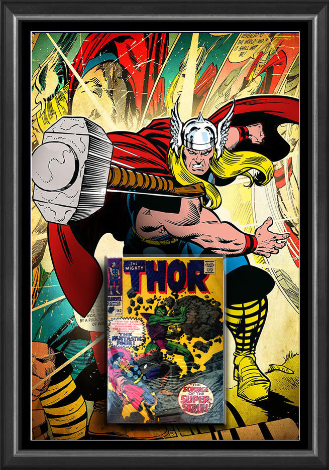 THOR Silver Age Comic Case Framed