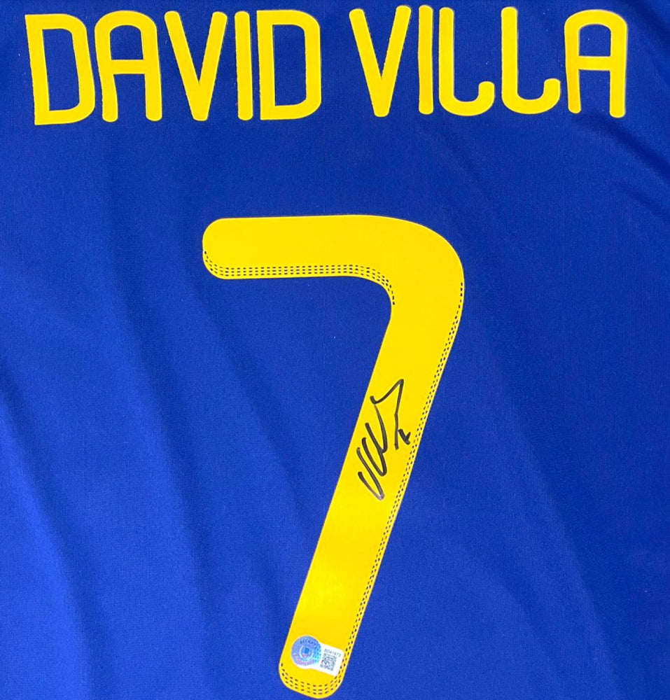 david villa（ダビド・ビジャ）　autograph