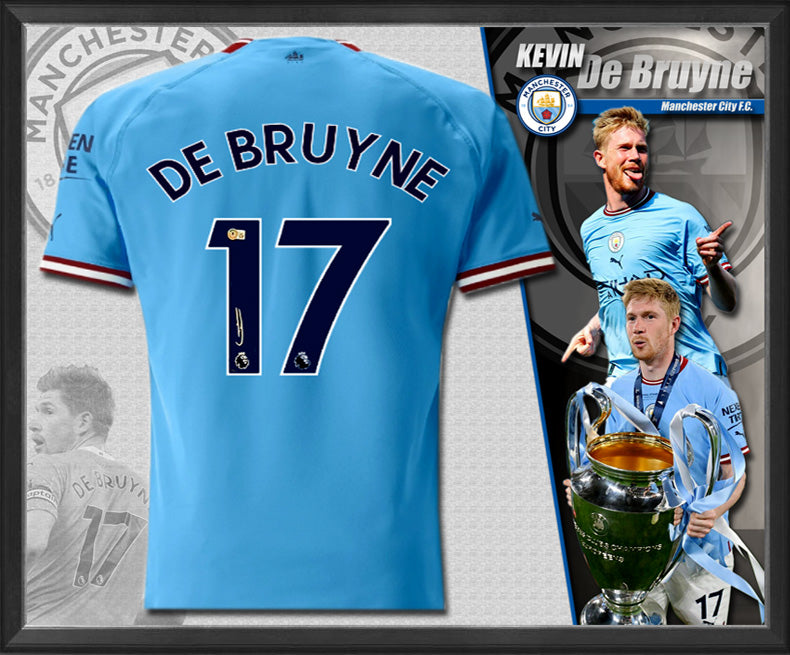 De Bruyne サイン入りユニフォーム 直筆サイン入り】デ・ブライネ シティユニフォームを販売