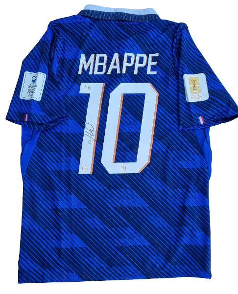 Kylian MBAPPE 2026 France World Cup Signed Jersey Shirt (Beckett COA)