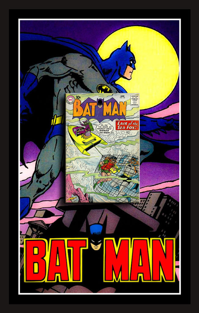 Batman Comic Case Lair of the Sea-Fox Framed