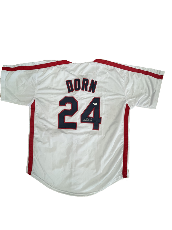 Major League "Roger Dorn" Corbin Bernsen Signed Baseball Jersey