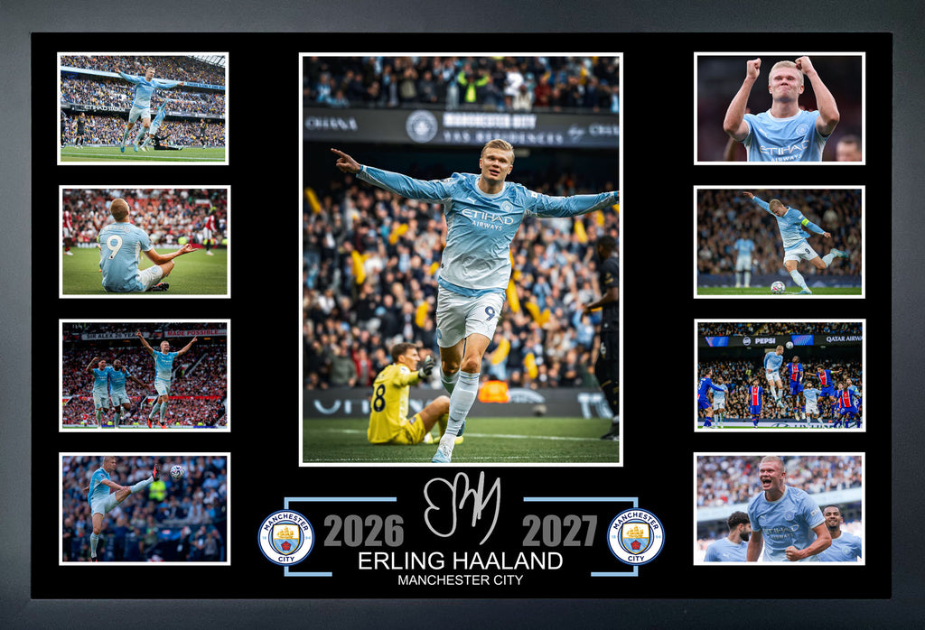 Erling Haaland 2026/27 Manchester City Signed & Framed Sportsprint Memorabilia (Copy)