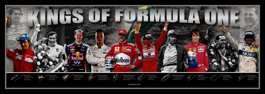 'Kings of Formula One' - A tribute to the Greatest Drivers of all Time.