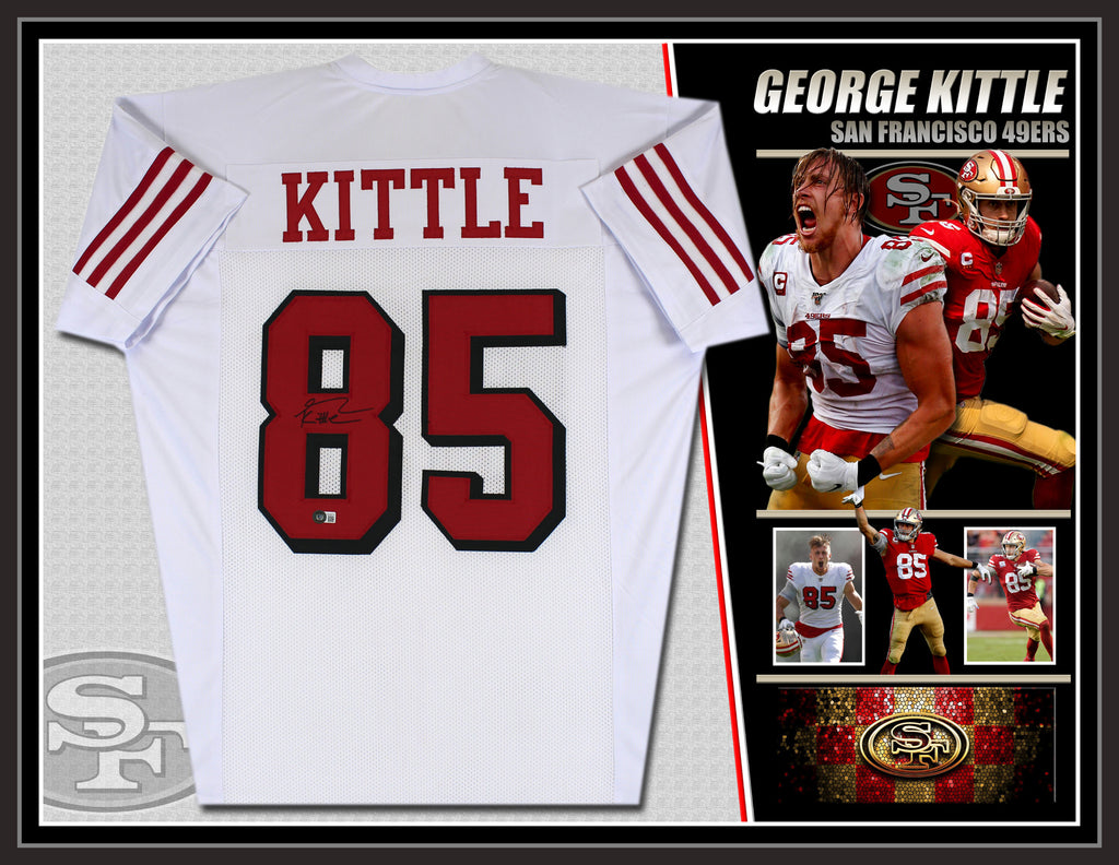 George KITTLE San Francisco 49ers NFL Signed Framed Custom