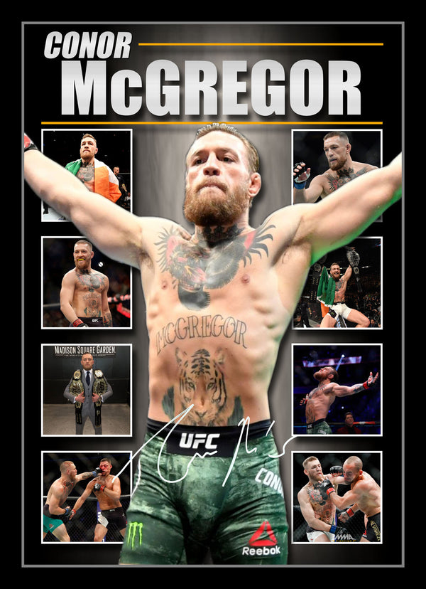 Conor 'Notorious' McGregor Framed UFC Champion Signed Memorabilia