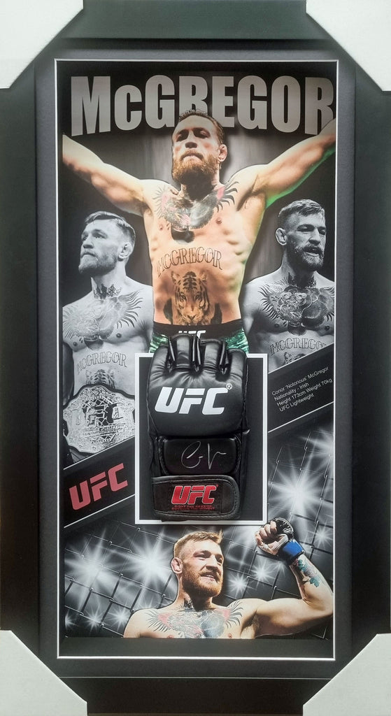 Conor McGregor Signed & Framed UFC Glove Beckett BAS