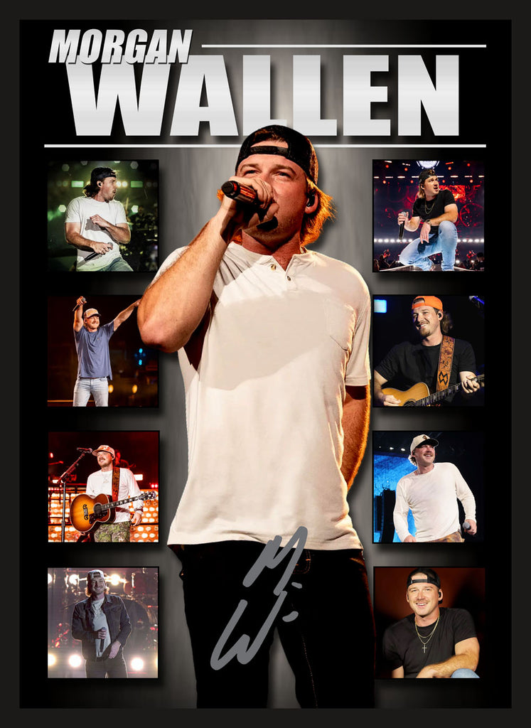 Morgan Wallen Framed Lithograph Memorabilia