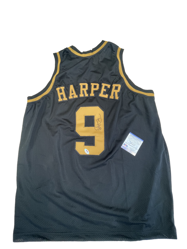 Ron HARPER Chicago Bulls Signed Jersey (PSA DNA) UNFRAMED