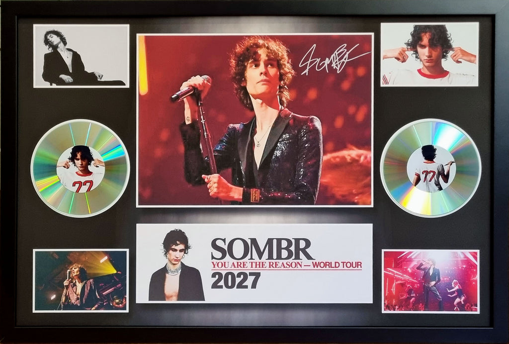 SOMBR 2027 You are the reason Australian Tour Signed & Framed CD Memorabilia