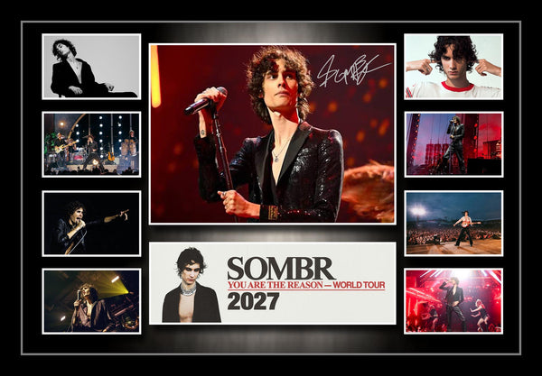 SOMBR 2027 'You are the Reason' Australian Tour Signed & Framed Memorabilia
