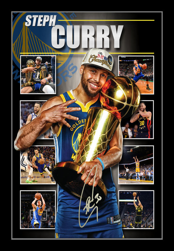 Steph Curry Golden State Warriors Signed & Framed Memorabilia