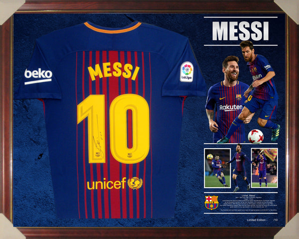 Jersey Framing Service with Graphic Designed Custom Backdrop