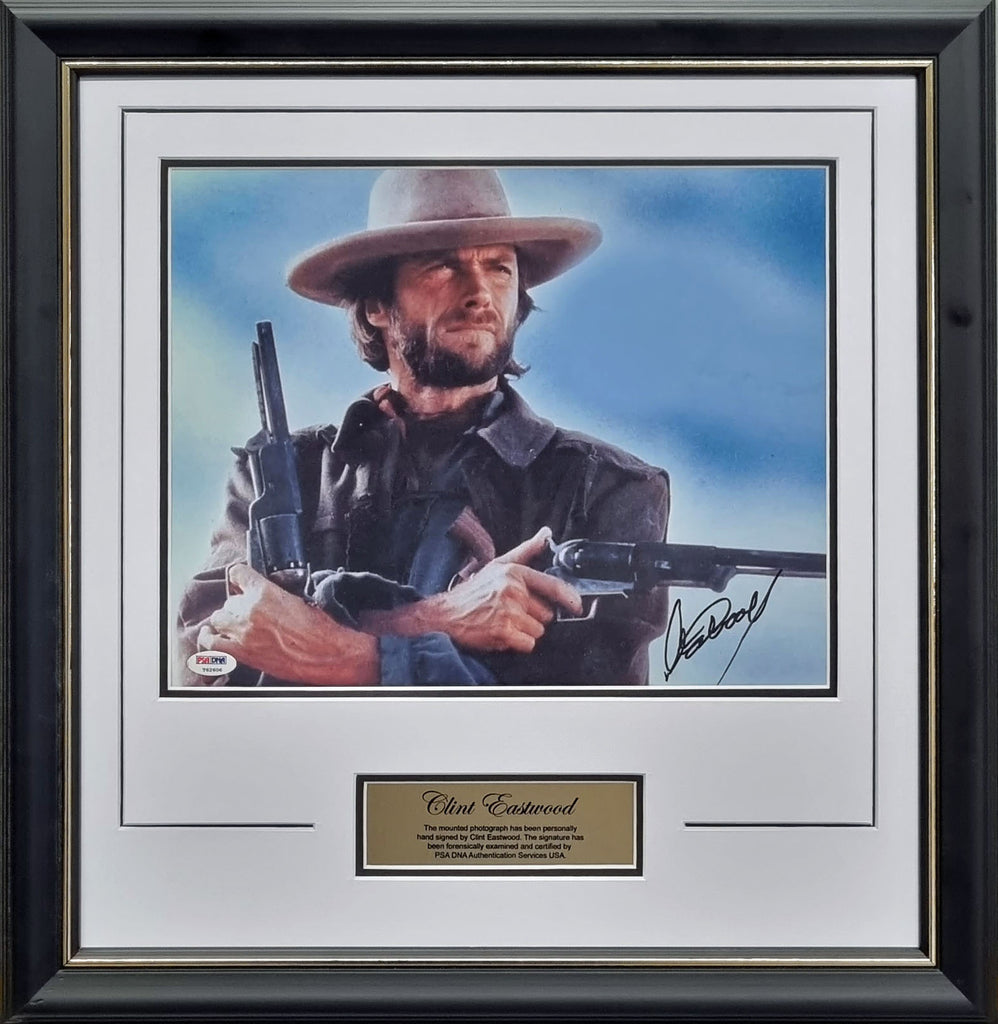 Clint Eastwood 'The Outlaw Josey Wales' Signed & Framed 11'x14' Photograph (PSA DNA)