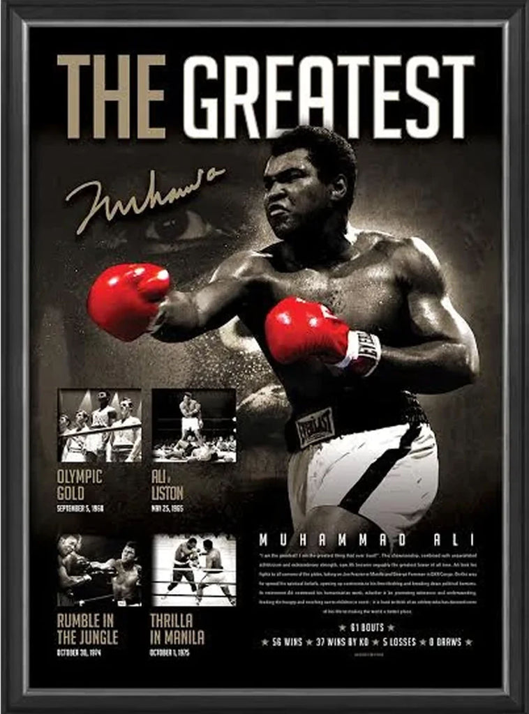Muhammad Ali - The Greatest Framed Limited Edition print