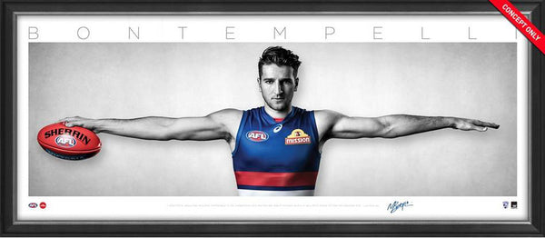 Marcus Bontempelli Western Bulldogs AFL Tribute Frame