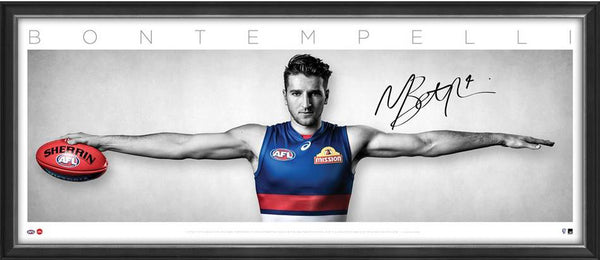 Marcus Bontempelli Signed & Framed Wings Tribute
