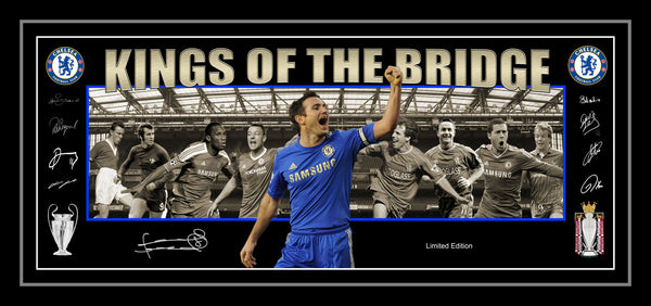 'Kings of the Bridge' Chelsea FC Limited Edition Framed