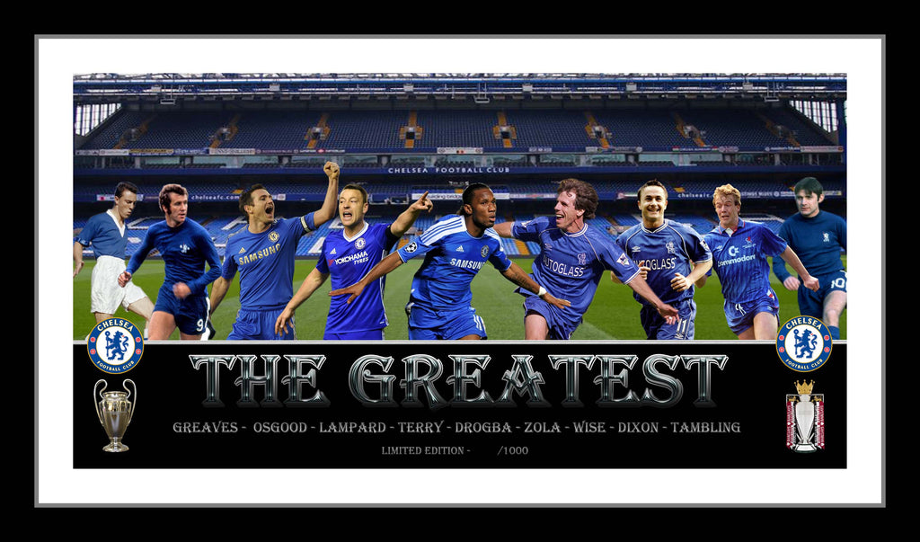 The Greatest CHELSEA FC Framed Limited Edition