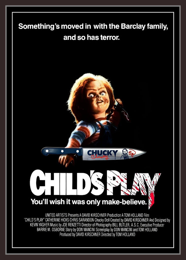 Child's Play Chucky Ed Gale Signed & Framed Movie Prop with PSA DNA Authentication