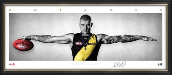 Dustin Dusty Martin Richmond Tigers AFL Framed Wings Tribute