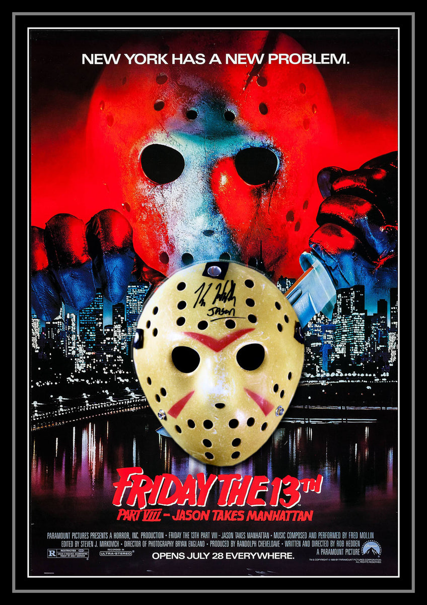 Friday the 13th Part VIII 'Jason takes Manhatten' Kane HODDER Signed ...