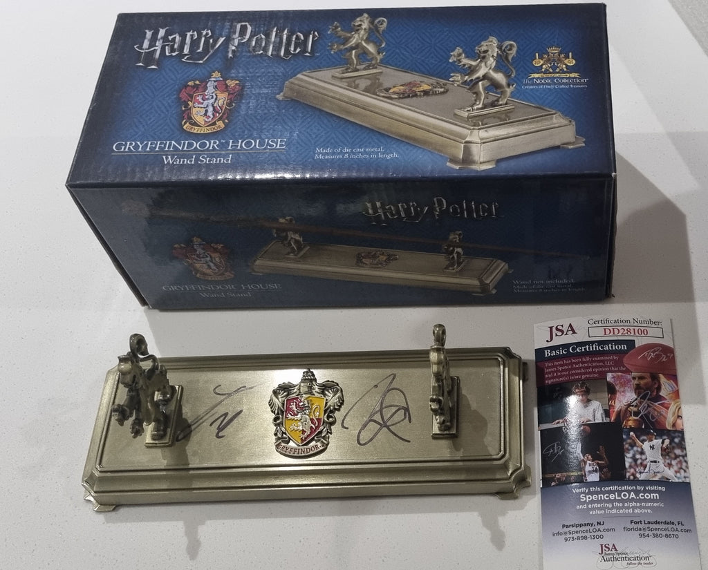 Harry Potter Daniel Radcliffe Signed Wand Stand - (James Spence - #DD28100)
