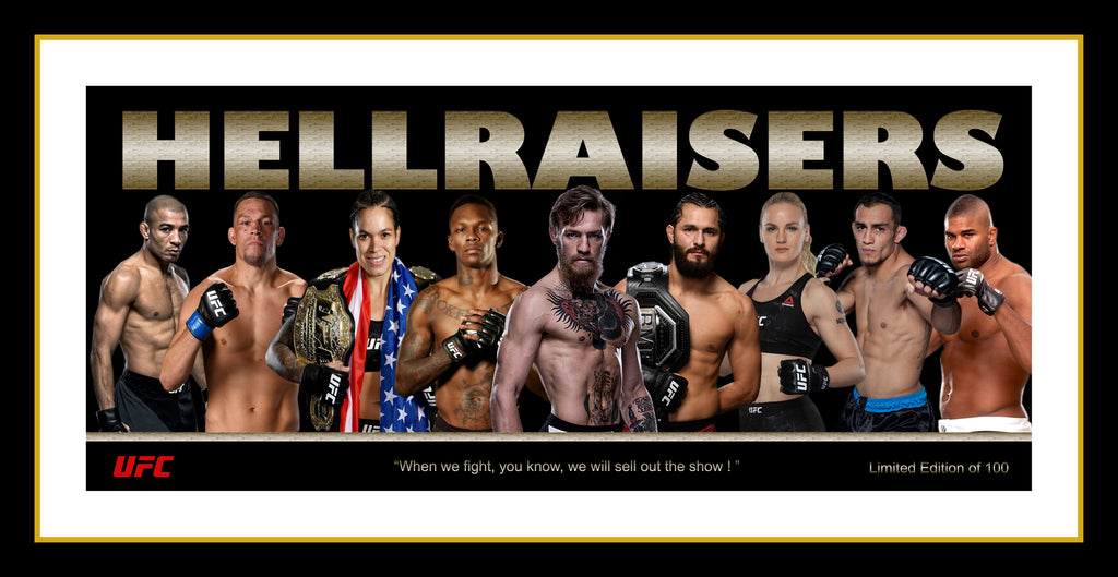 Hellraisers UFC Greats Framed Limited Edition Tribute
