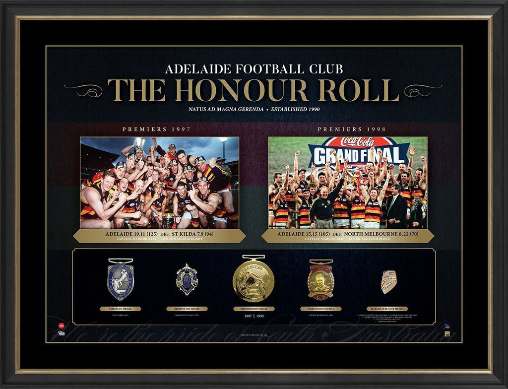 Adelaide Crows The Honour Roll AFL Limited Edition