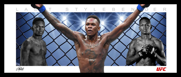Israel Adesanya Stylebender UFC Framed Wings Tribute