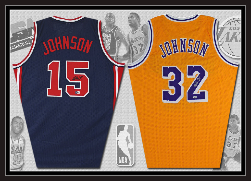 Magic johnson hot sale usa jersey