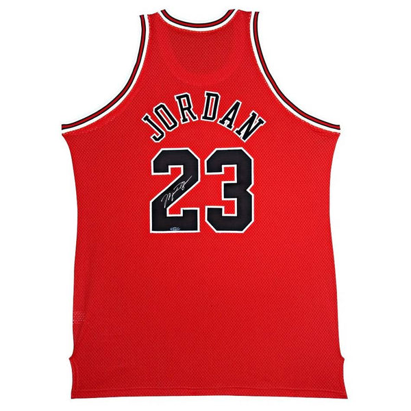 Michael Jordan Signed Chicago Bulls Rookie Jersey with Upperdeck Authentication