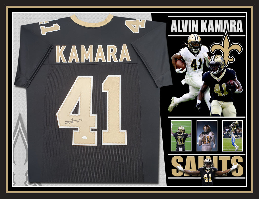 Alvin KAMARA NEW ORLEANS SAINTS NFL Signed & Framed Jersey (James Spence)
