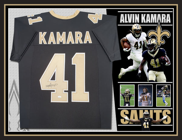 Alvin KAMARA NEW ORLEANS SAINTS NFL Signed & Framed Jersey (James Spence)