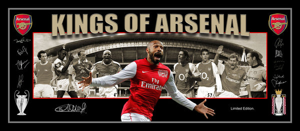 "Kings of Arsenal' Greats of Arsenal Limited Edition Framed