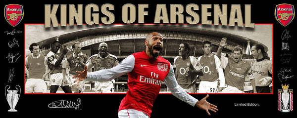 "Kings of Arsenal' Greats of Arsenal Limited Edition Unframed