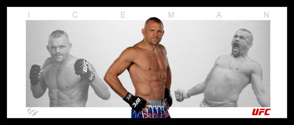 'The Iceman' Chuck Liddell Framed Wings Tribute