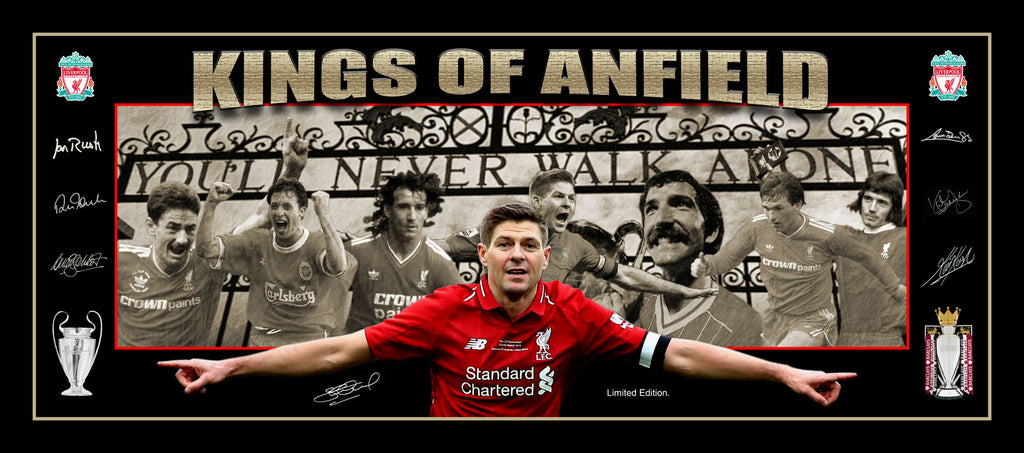 'Kings of Anfield' Greats of Liverpool FC Limited Edition Framed -