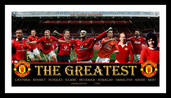 The Greatest MANCHESTER UNITED Framed Limited Edition