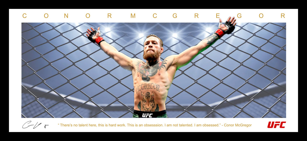 Conor McGregor UFC Wings Tribute Framed