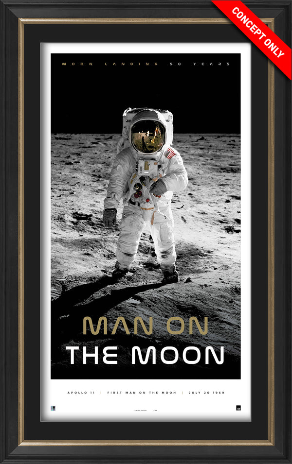 ‘Man on the Moon’ Icon Series Framed