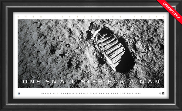 ‘One Small Step for a Man’ Icon Series Framed