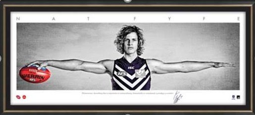 Nat Fyfe Fremantle Dockers AFL Framed Wings Tribute
