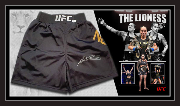 Amanda NUNES "The Lioness" Signed UFC Trunks (James Spence JSA)
