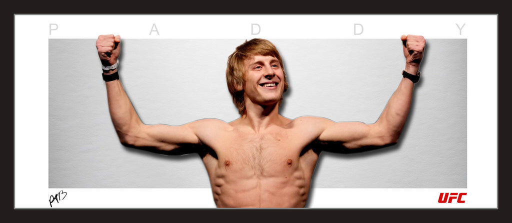 Paddy 'The Baddy' Pimblett UFC Framed Wings Lithograph.