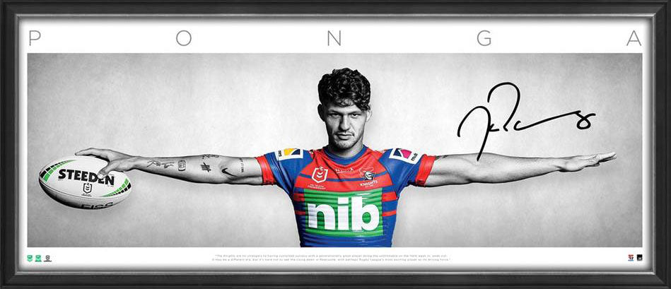 Kalyn Ponga Newcastle Knights Signed Wings