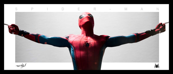Spider-man Tom Holland Framed Wings Lithograph